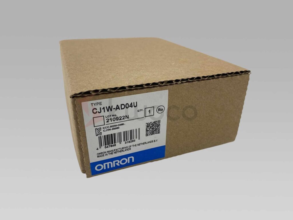 Аналоговый входной модуль Omron CJ1W-AD04U, в наличии 2 шт. CJ1W-AD04U