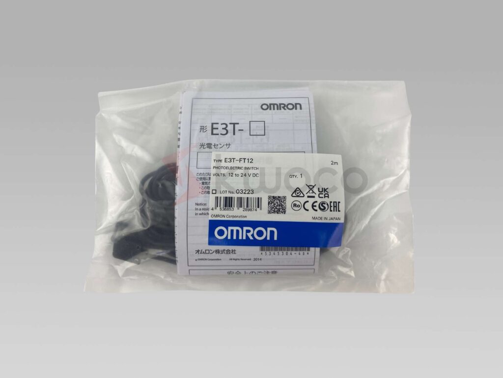 Sensore fotoelettrico Omron E3T-FT12 2M 2 E3T-FT12