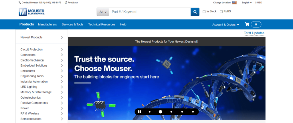 France Omron PLC Supplier Near You 36 Mouser Electronics