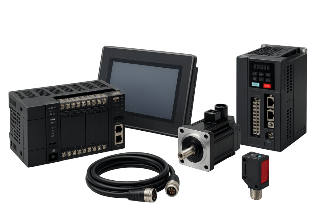 Industrial automation parts for fast stock check