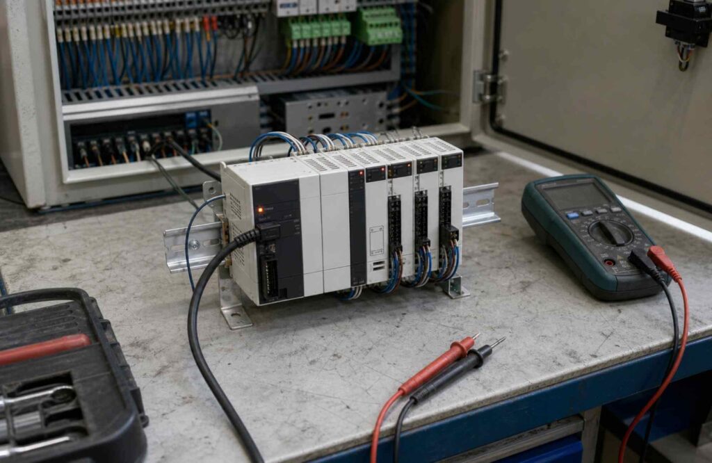 Códigos de erro do PLC Mitsubishi FX5U e como corrigi-los