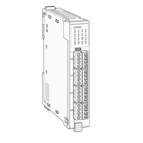 Omron CJ1W-OD202 Unitate de ieșire digitală PNP în 8 puncte, 4 ieșiri unități de ieșire digitală Omron 1